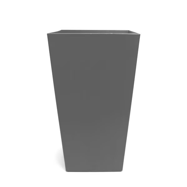 20 in. H X 11.5 in. W X 11.5 in. D Plastic Tall Finley Planter Charcoal, Bloem, Mfr#: FPS20908-6